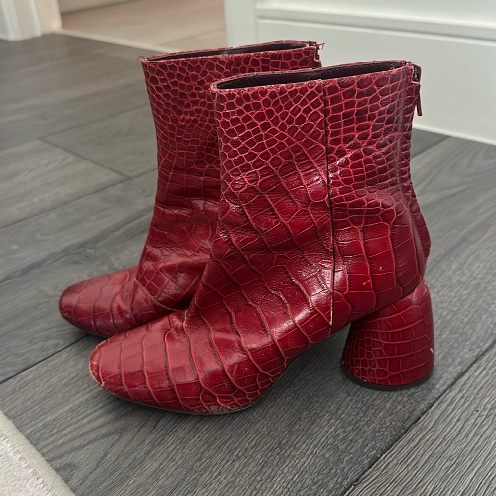 ELLERY exotic skin booties